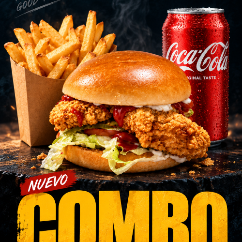 Combo Bear Tender Burger